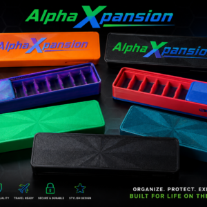 Alpha Xpansion 10x3ml storage cases in multiple colors