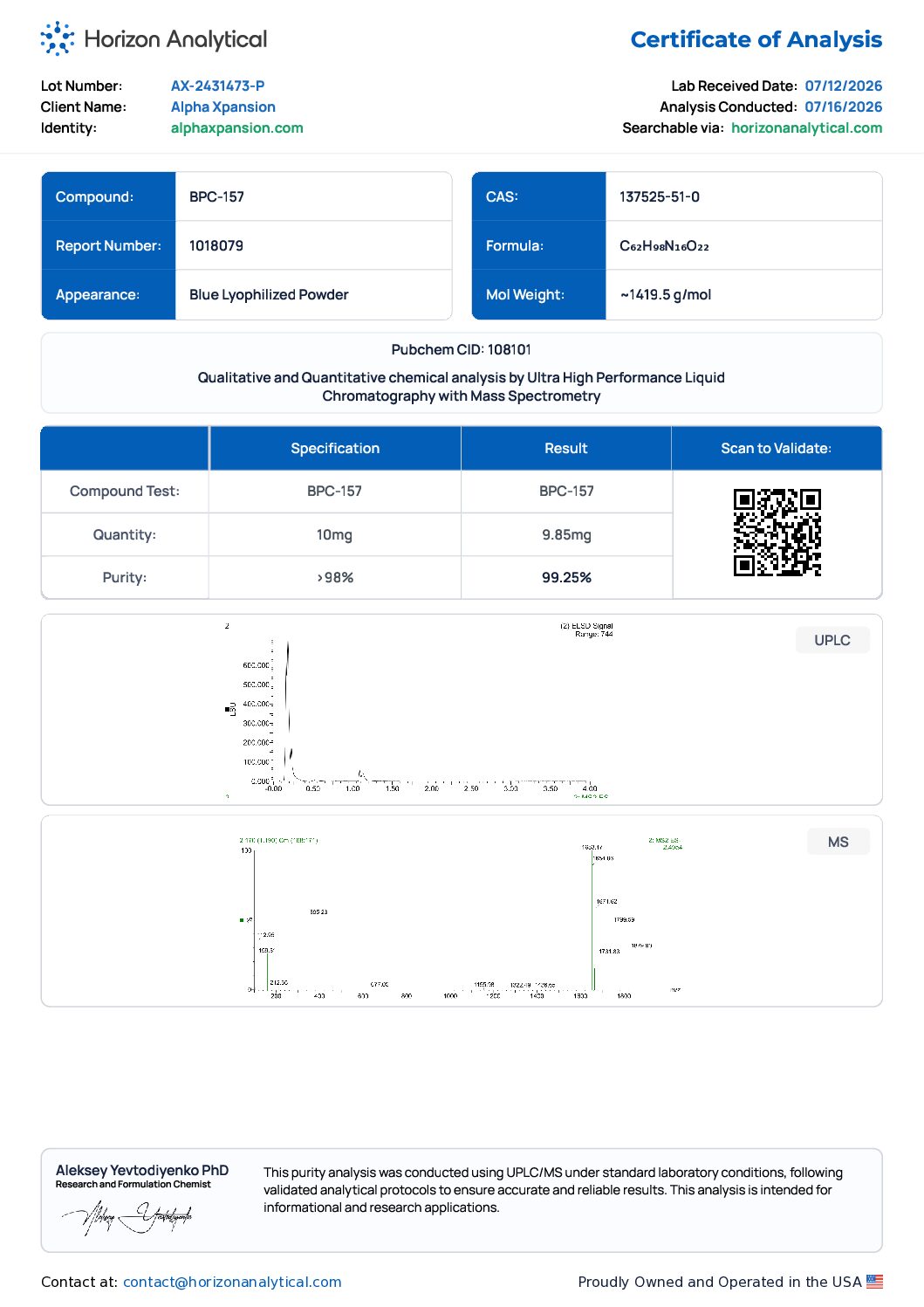 AX-2431473-P - KLOW - purity KLOW 80 mg